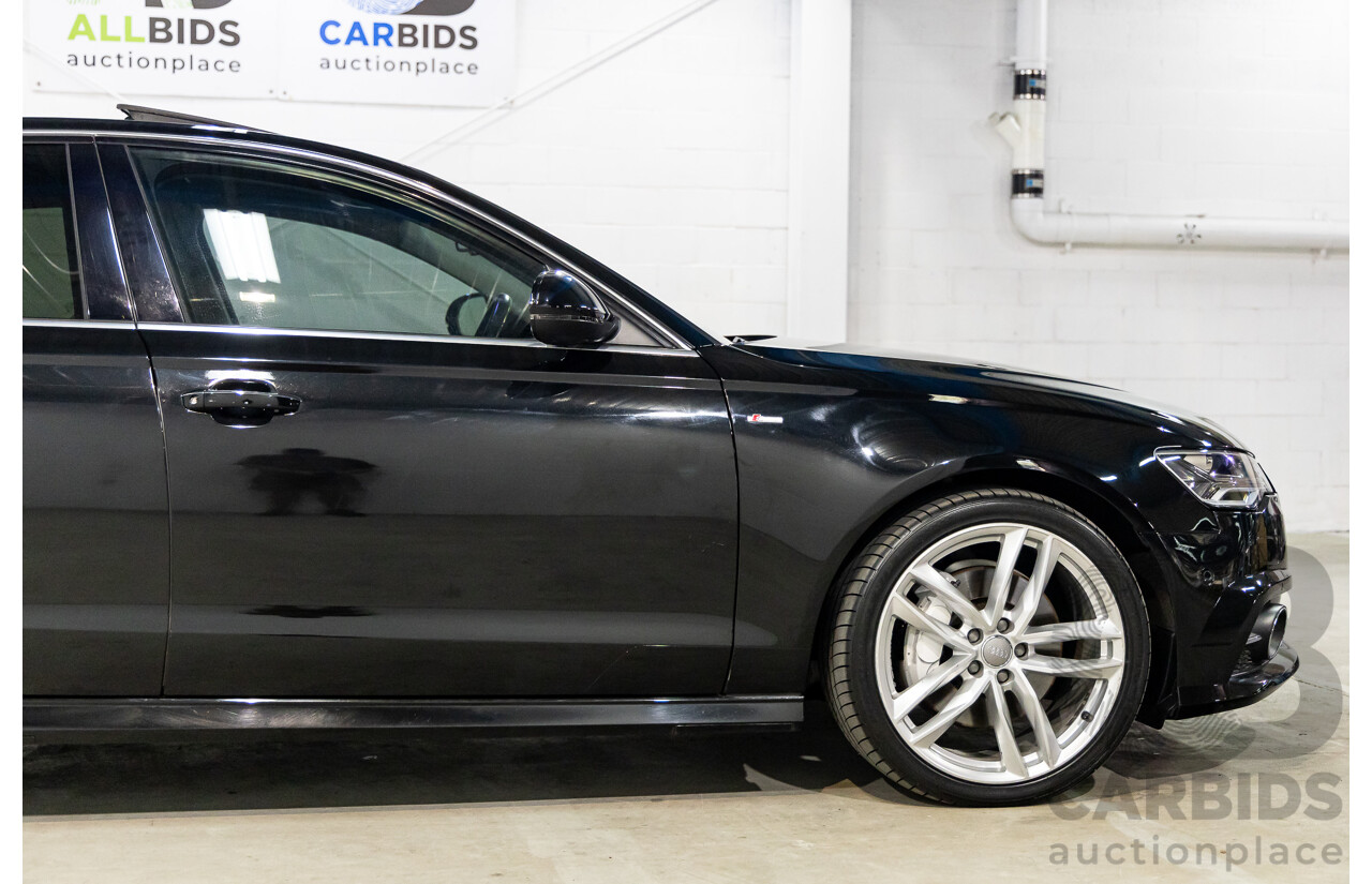 6/2015 Audi A6 S-Line 3.0 TDi Quattro (AWD) 4GL MY16 4d Sedan Havana Black Metallic Turbo Diesel 3.0L