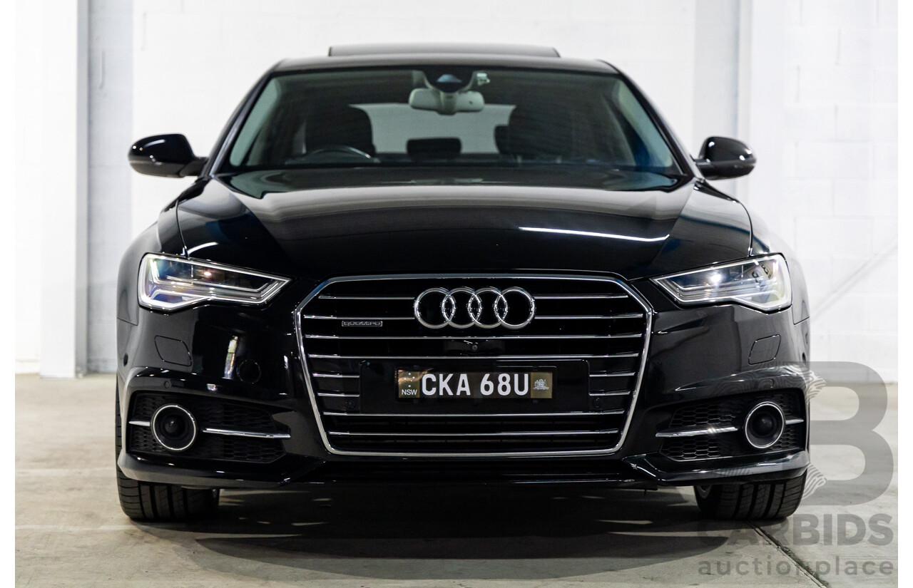 6/2015 Audi A6 S-Line 3.0 TDi Quattro (AWD) 4GL MY16 4d Sedan Havana Black Metallic Turbo Diesel 3.0L