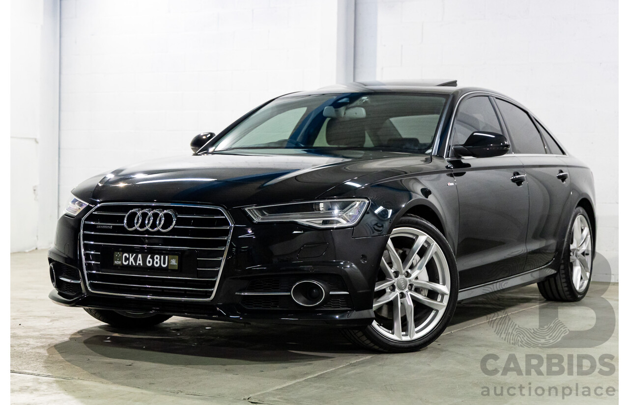 6/2015 Audi A6 S-Line 3.0 TDi Quattro (AWD) 4GL MY16 4d Sedan Havana Black Metallic Turbo Diesel 3.0L