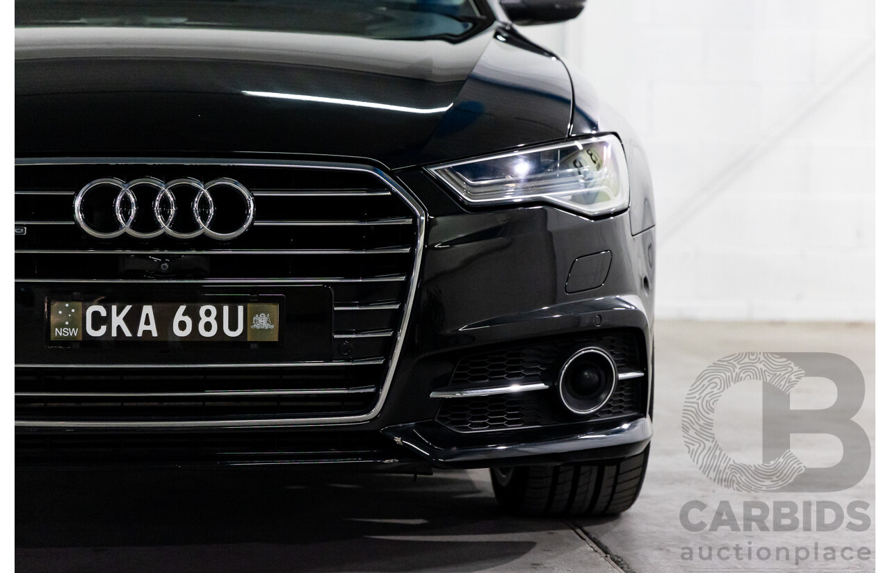 6/2015 Audi A6 S-Line 3.0 TDi Quattro (AWD) 4GL MY16 4d Sedan Havana Black Metallic Turbo Diesel 3.0L