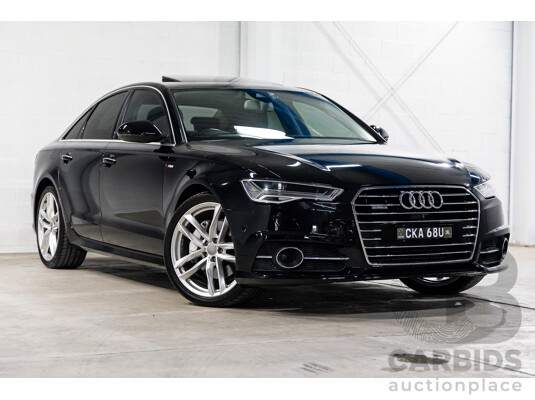 6/2015 Audi A6 S-Line 3.0 TDi Quattro (AWD) 4GL MY16 4d Sedan Havana Black Metallic Turbo Diesel 3.0L