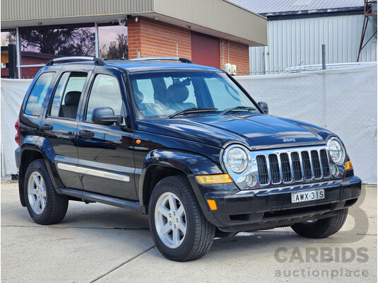 12/2005 Jeep Cherokee Limited (4x4) KJ MY05 UPGRADE 4d Wagon Black 2.8L