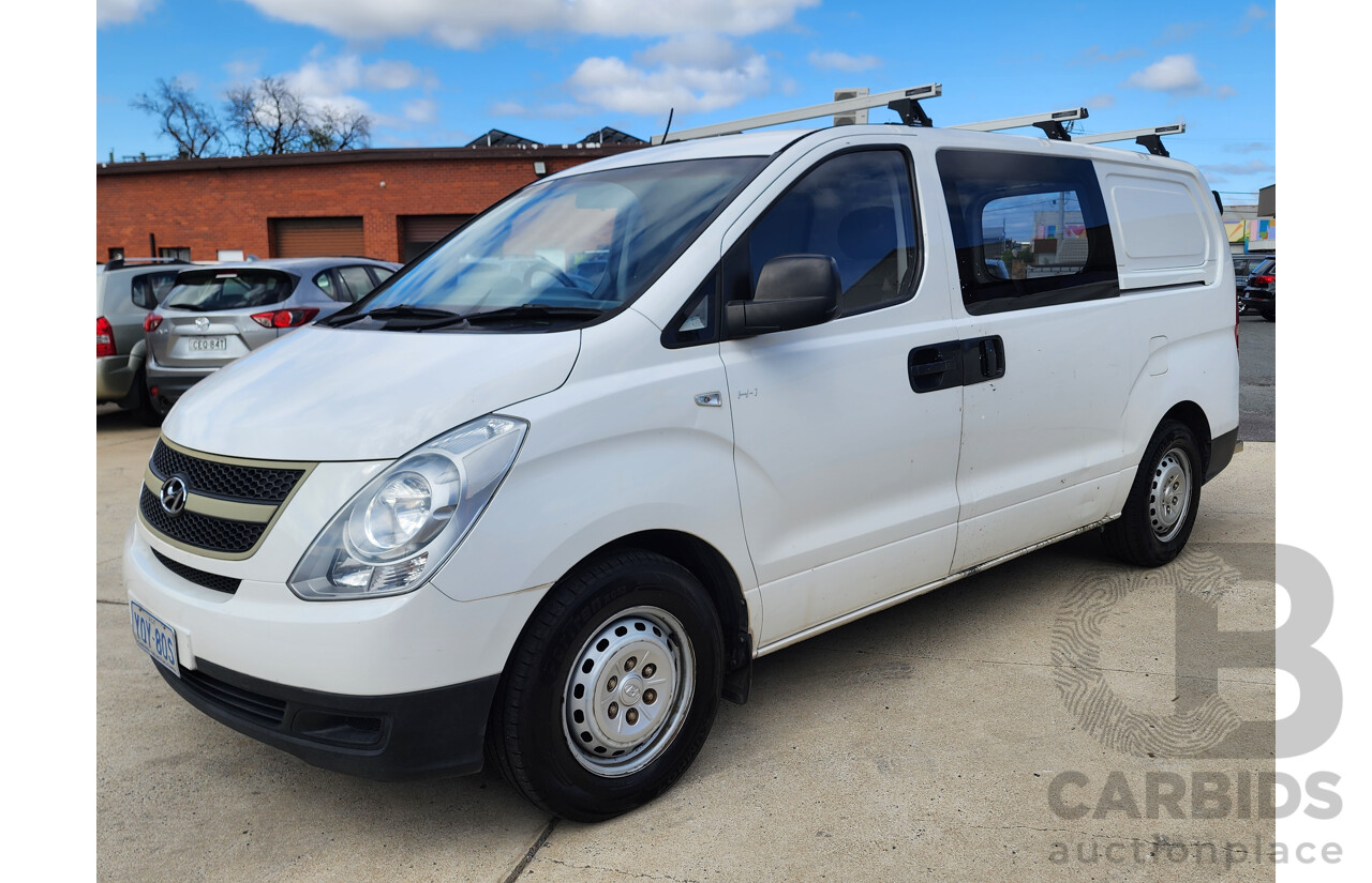 2/2012 Hyundai Iload  TQ MY11 4d Cargo Van White 2.5L