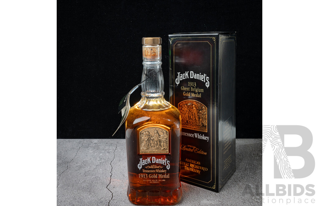 Boxed Jack Daniel’s 1913 Gold Medal Tennessee Whiskey