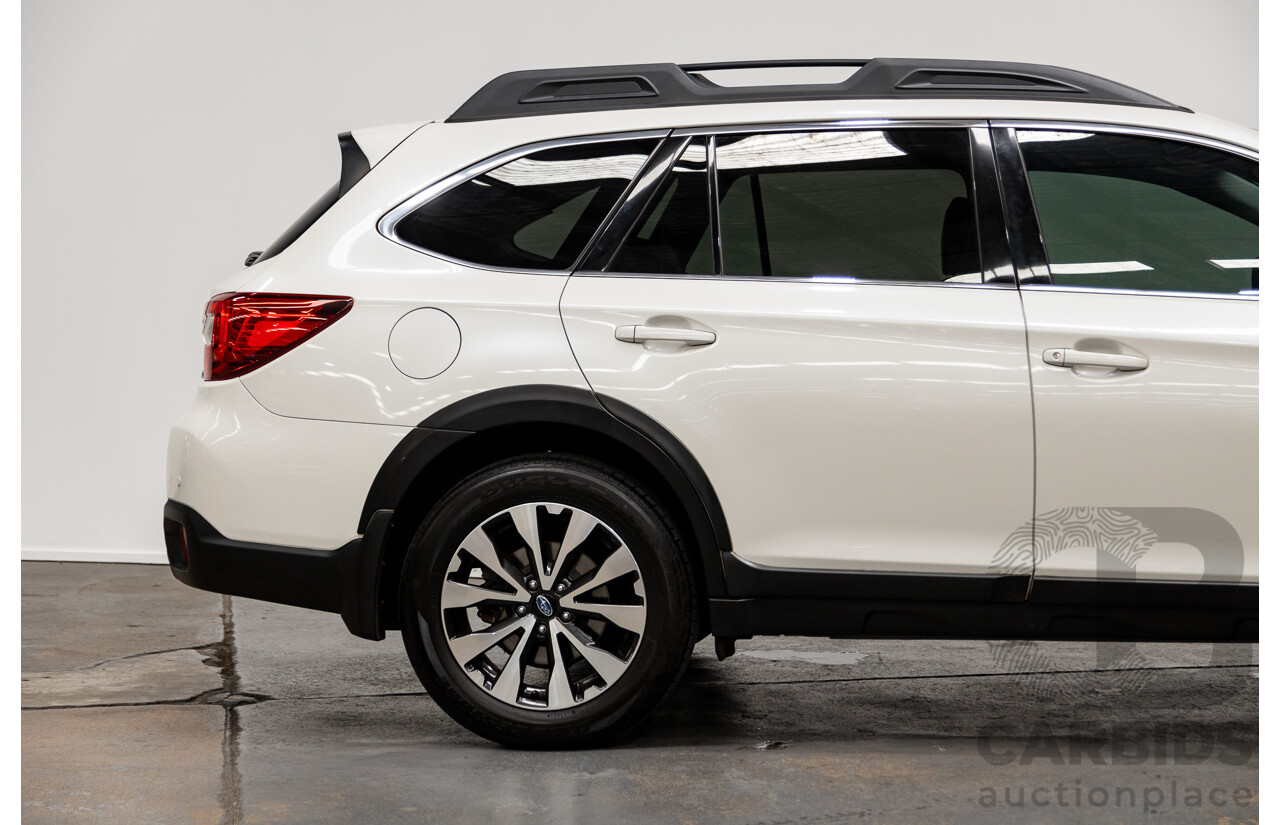 7/2015 Subaru Outback 2.0D Premium (AWD) MY15 4d Wagon Crystal White Pearl Turbo Diesel 2.0L