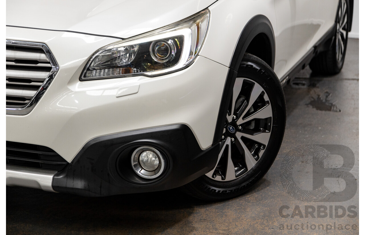 7/2015 Subaru Outback 2.0D Premium (AWD) MY15 4d Wagon Crystal White Pearl Turbo Diesel 2.0L