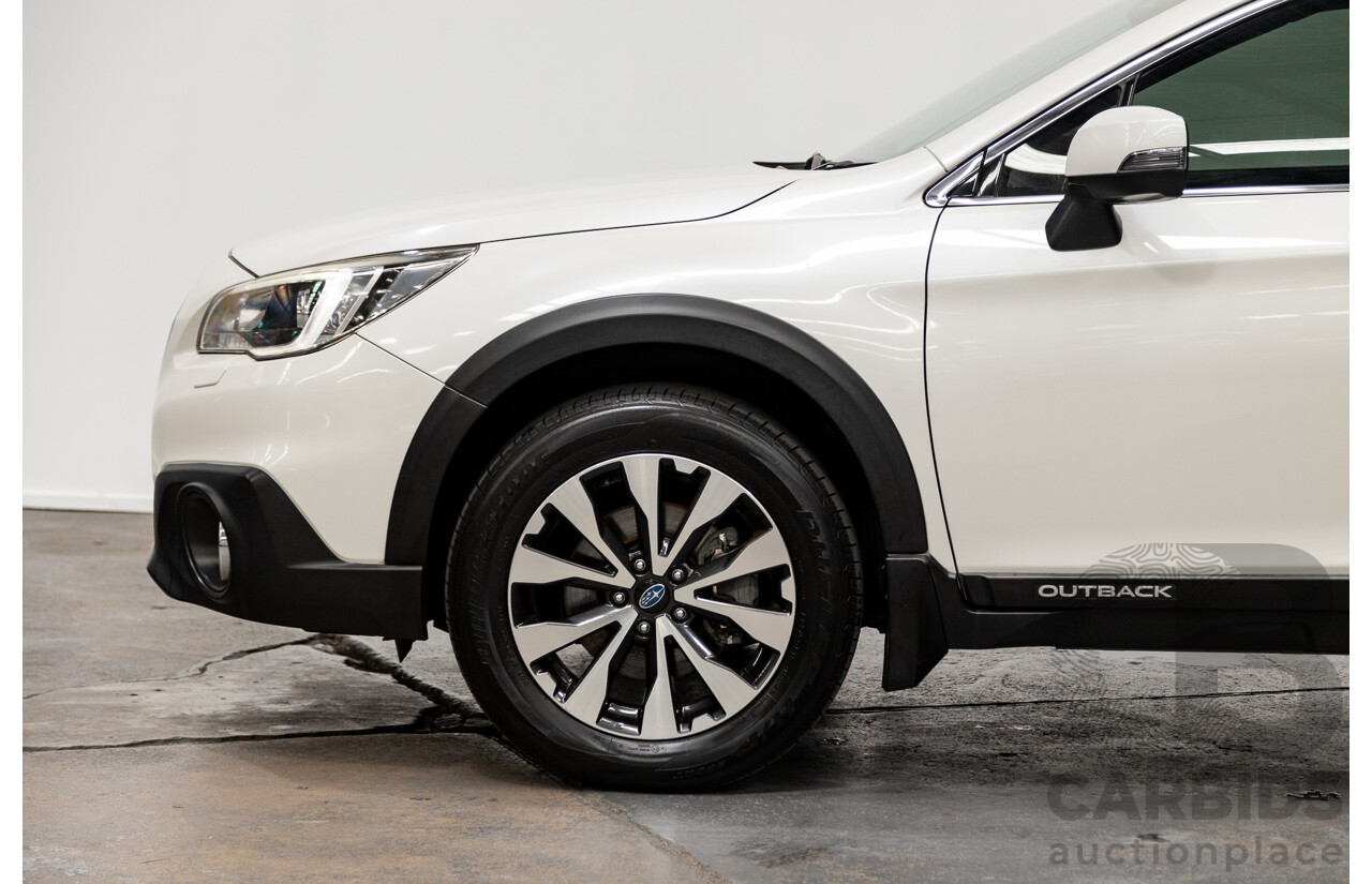 7/2015 Subaru Outback 2.0D Premium (AWD) MY15 4d Wagon Crystal White Pearl Turbo Diesel 2.0L