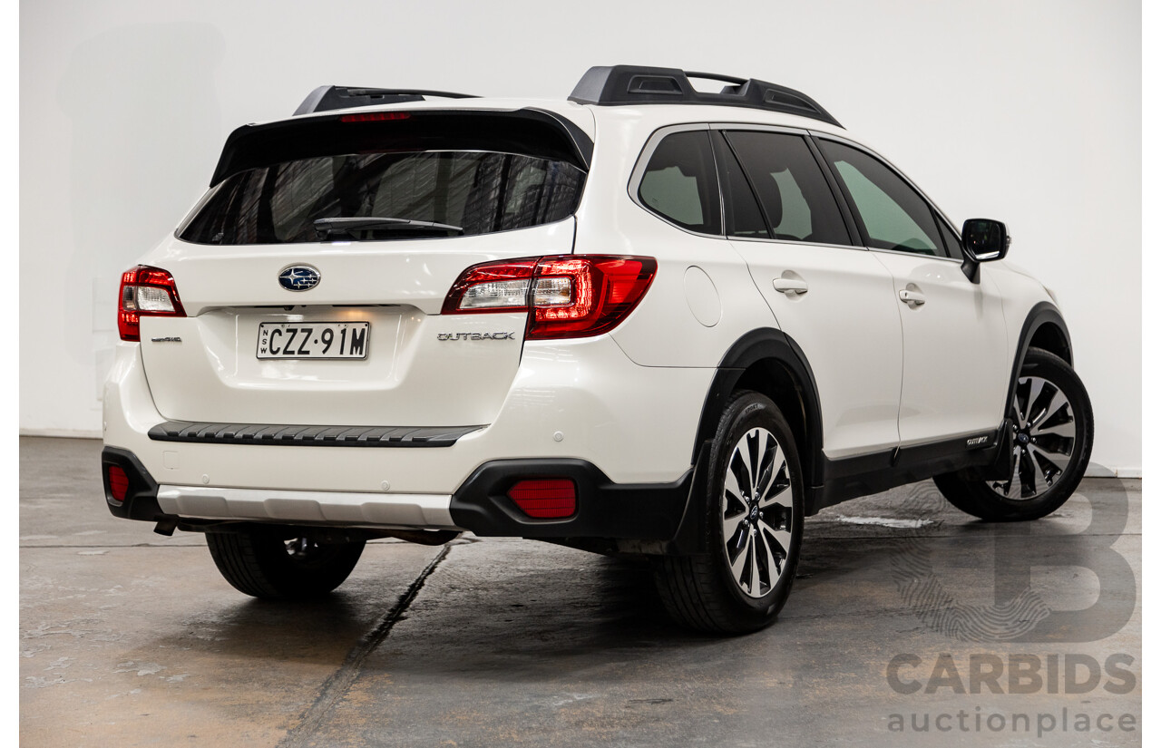 7/2015 Subaru Outback 2.0D Premium (AWD) MY15 4d Wagon Crystal White Pearl Turbo Diesel 2.0L