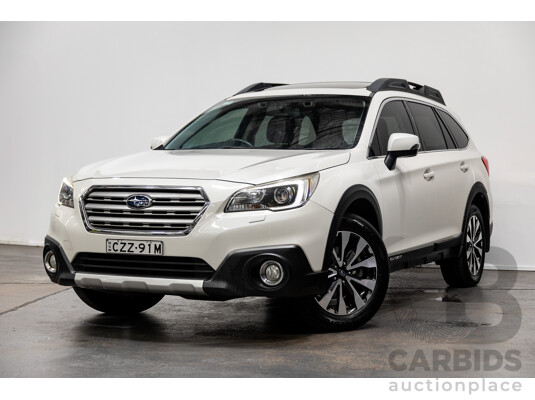 7/2015 Subaru Outback 2.0D Premium (AWD) MY15 4d Wagon Crystal White Pearl Turbo Diesel 2.0L