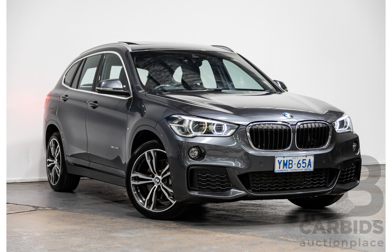 05/2017 BMW X1 XDrive 25i (AWD) M-Sport Pack F48 MY17 4D Wagon Mineral Grey Metallic Turbo 2.0L