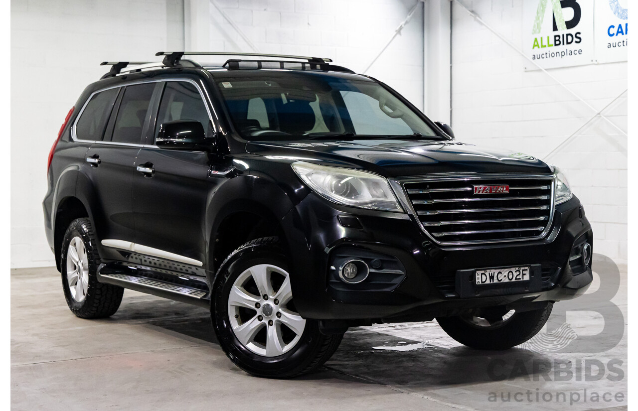 04/2018 Haval H9 Ultra (4x4) MY18 4d Wagon Ebony Black Metallic Turbo 2.0L