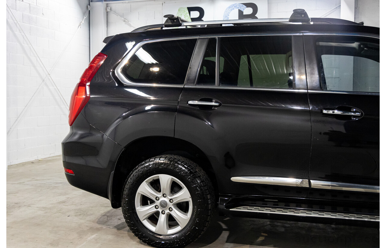 04/2018 Haval H9 Ultra (4x4) MY18 4d Wagon Ebony Black Metallic Turbo 2.0L