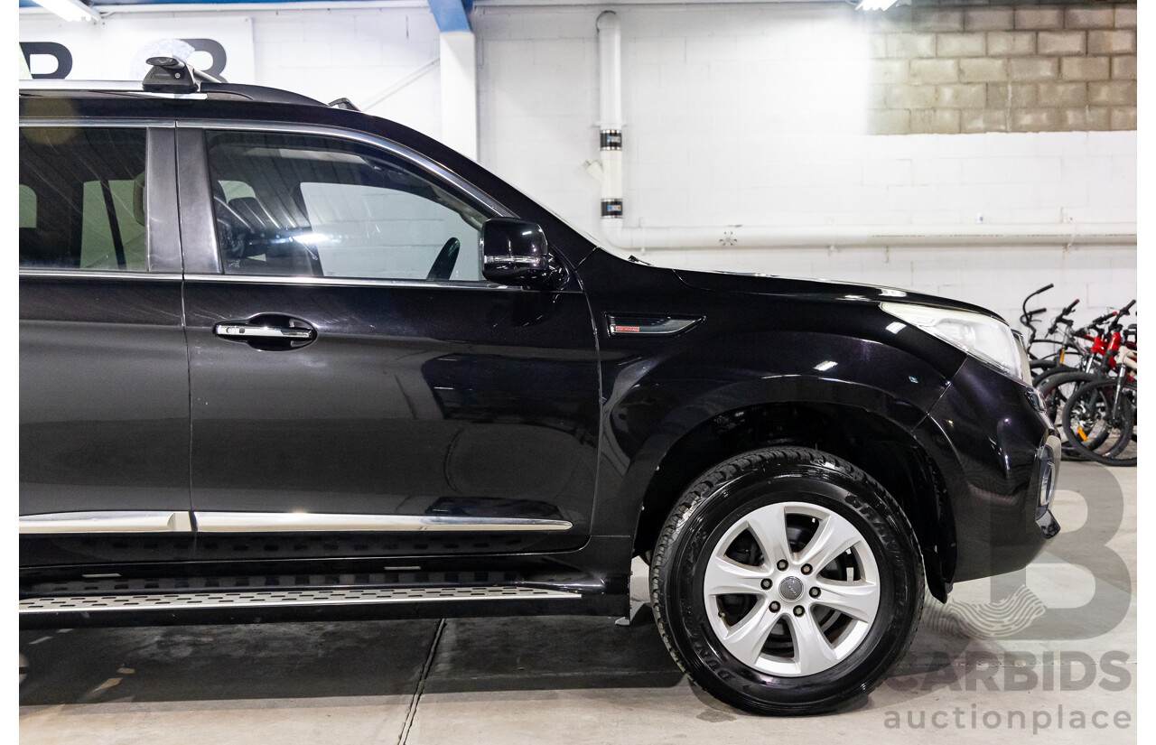 04/2018 Haval H9 Ultra (4x4) MY18 4d Wagon Ebony Black Metallic Turbo 2.0L