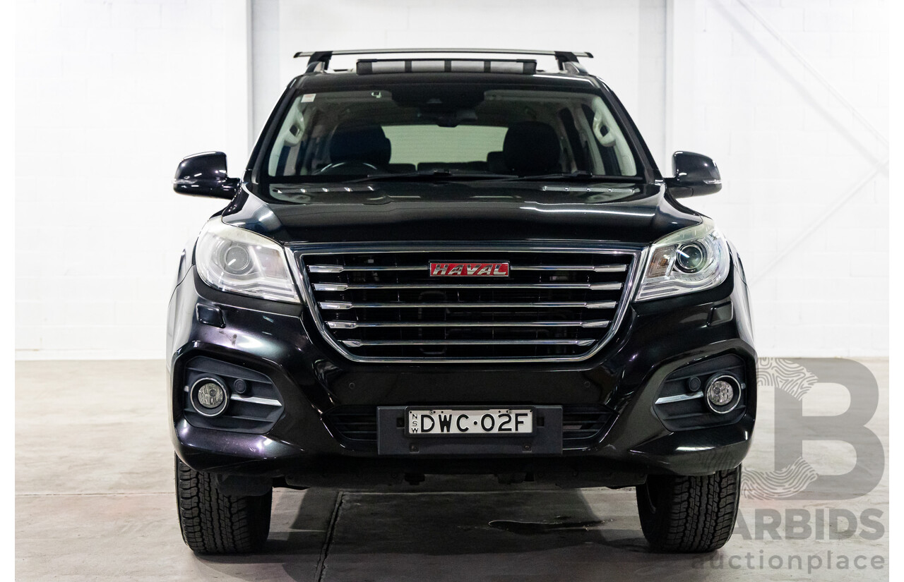 04/2018 Haval H9 Ultra (4x4) MY18 4d Wagon Ebony Black Metallic Turbo 2.0L