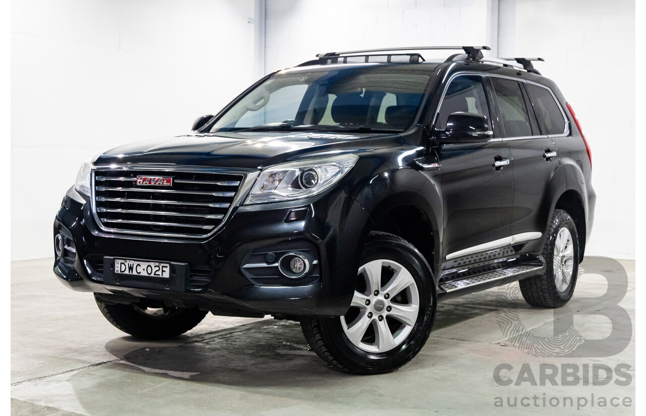 04/2018 Haval H9 Ultra (4x4) MY18 4d Wagon Ebony Black Metallic Turbo 2.0L