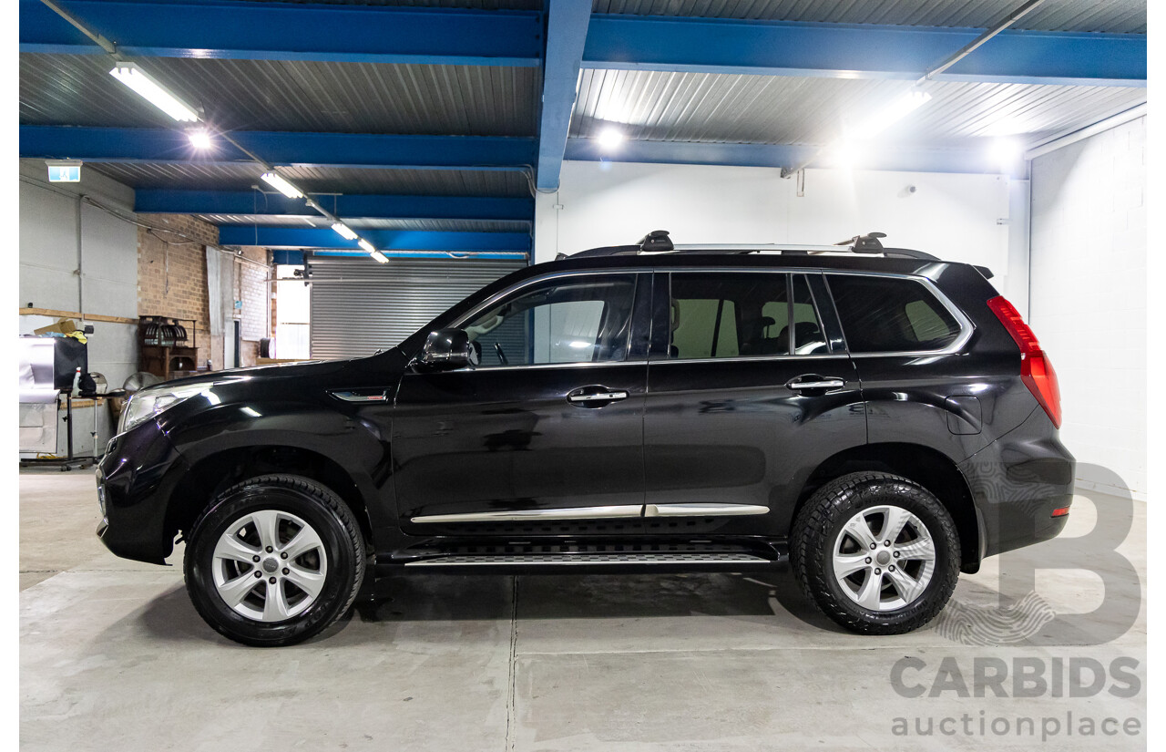 04/2018 Haval H9 Ultra (4x4) MY18 4d Wagon Ebony Black Metallic Turbo 2.0L