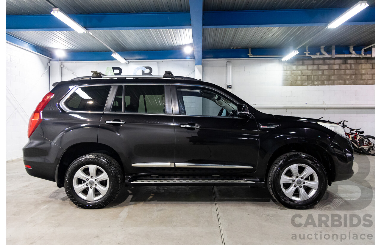 04/2018 Haval H9 Ultra (4x4) MY18 4d Wagon Ebony Black Metallic Turbo 2.0L