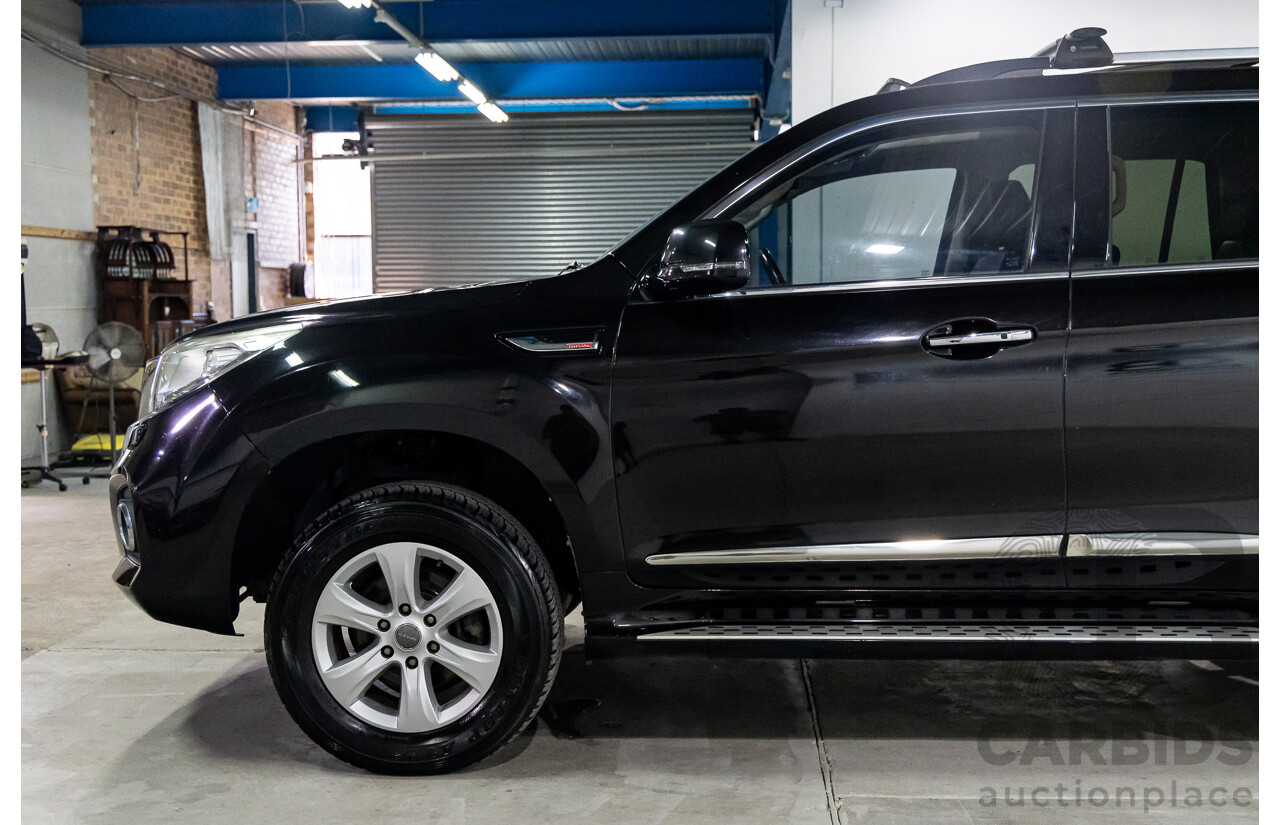 04/2018 Haval H9 Ultra (4x4) MY18 4d Wagon Ebony Black Metallic Turbo 2.0L