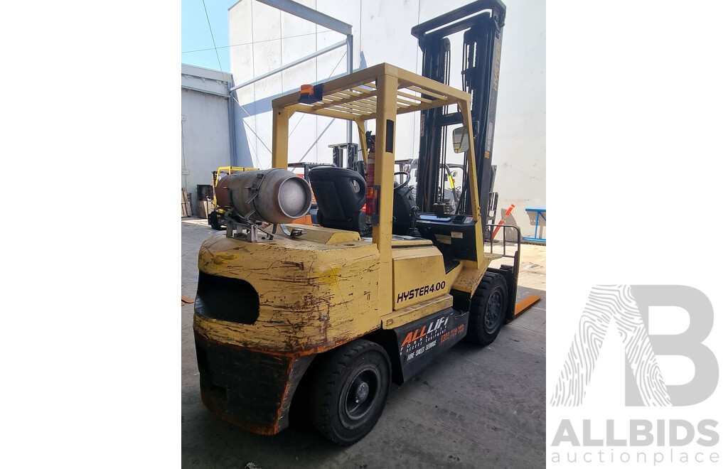 Hyster 4.00DX 4.0 Tonne LPG Forklift 4.0m V