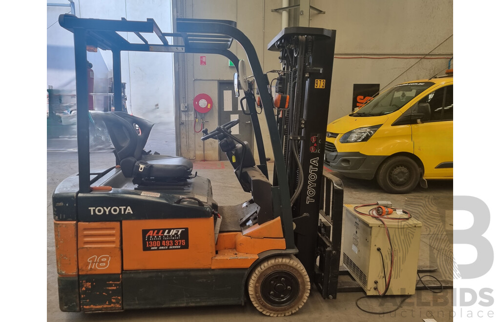 2008 Toyota 7FBE-18 Electric Forklift