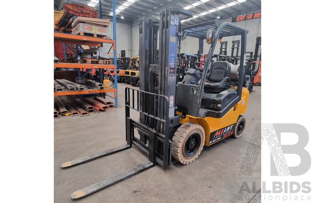 2016 Luigong CLG2025 ALH494 2.5 Tonne LPG Forklift 4.7m FSV