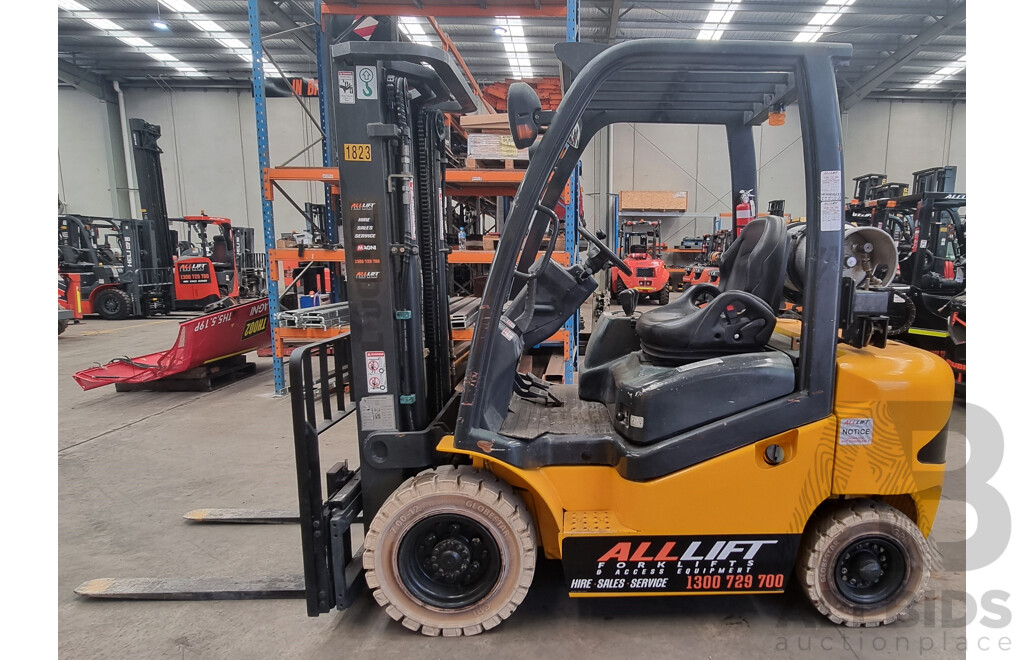 2016 Luigong CLG2025 ALH494 2.5 Tonne LPG Forklift 4.7m FSV