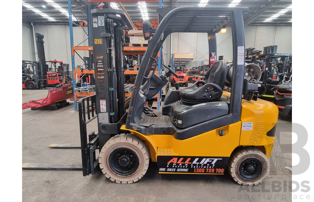 2016 Luigong CLG2025 ALH494 2.5 Tonne LPG Forklift 4.7m FSV