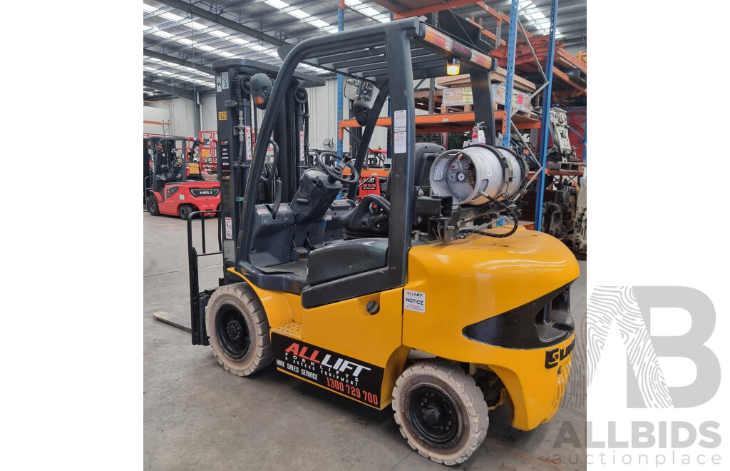 2016 Luigong CLG2025 ALH494 2.5 Tonne LPG Forklift 4.7m FSV