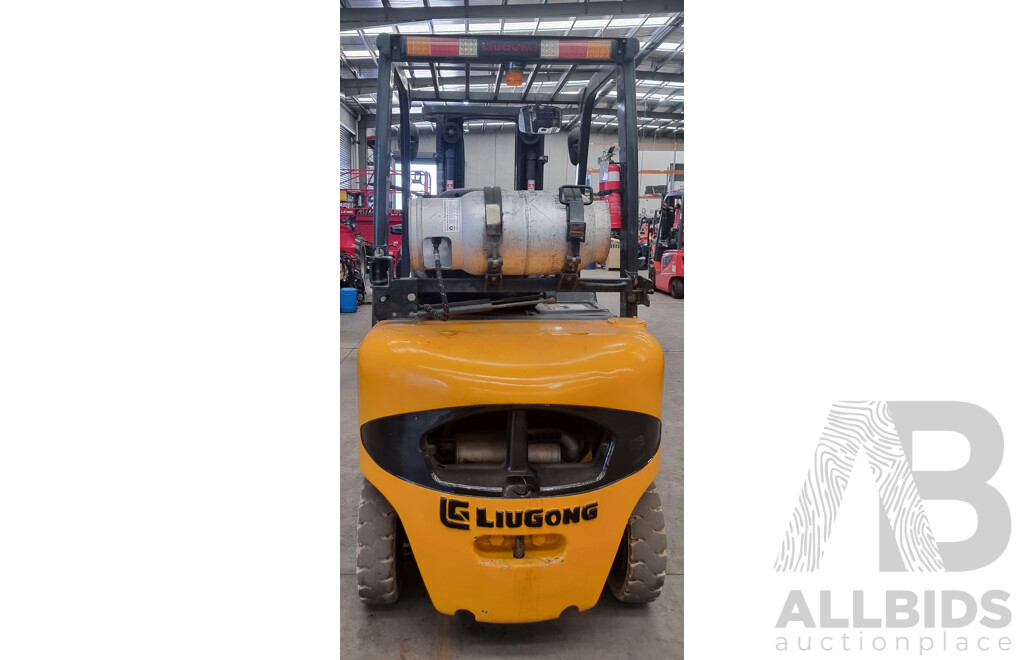 2016 Luigong CLG2025 ALH494 2.5 Tonne LPG Forklift 4.7m FSV