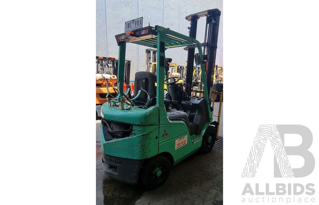 2008 Mitsubishi FGE 18ZN 1.8 Tonne LPG Forklift 4.5m V