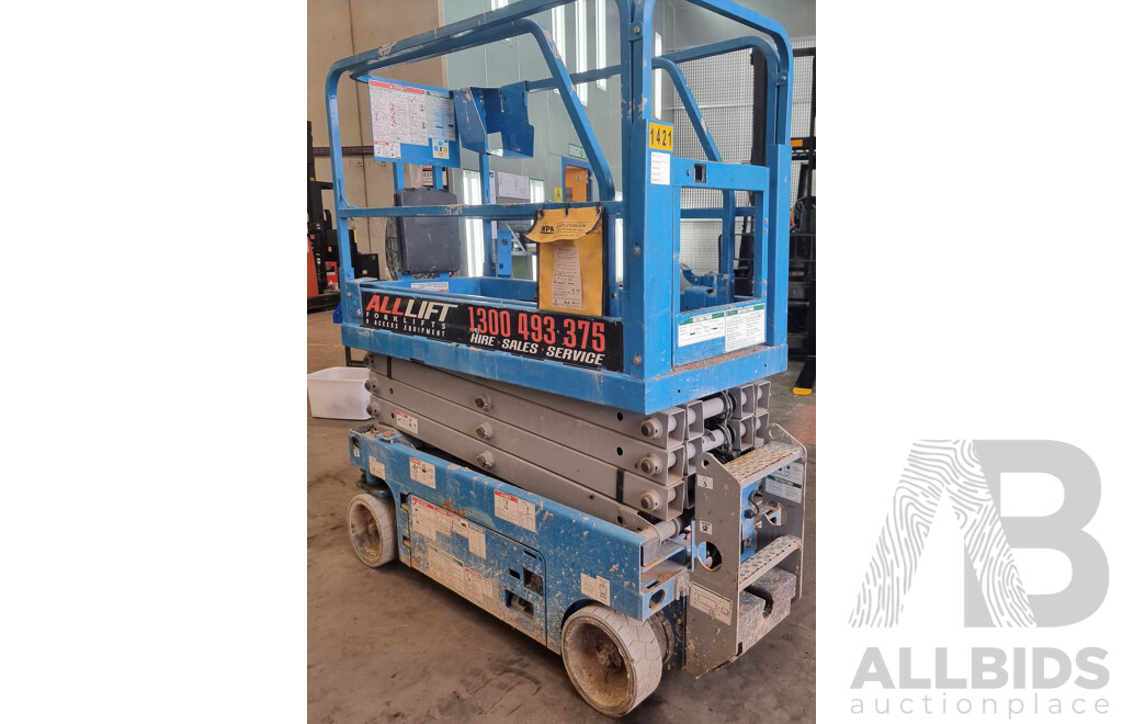 2018 Genie 1932 19ft Electric Scissor Lift 5.79m