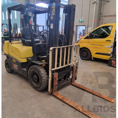 2006 Yale GLP25RK Veracitor 25 2.5 Tonne LPG Forklift 4.3m FSV Container Mast