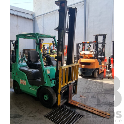 2008 Mitsubishi FGE 18ZN 1.8 Tonne LPG Forklift 4.5m V