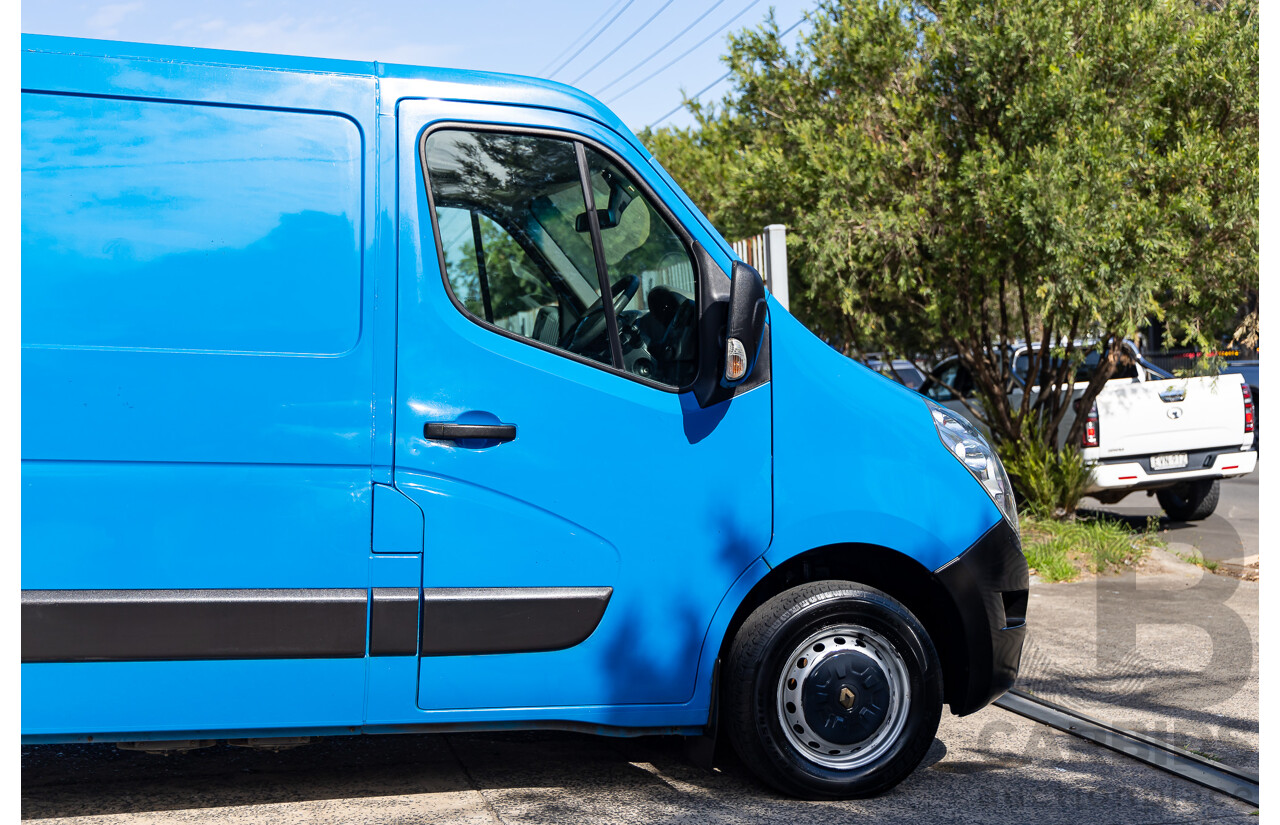 06/2017 Renault Master SWB LOW (FWD) X62 (NBI) Van Carribbean Blue Turbo Diesel 2.3L - Custom Refrigerated