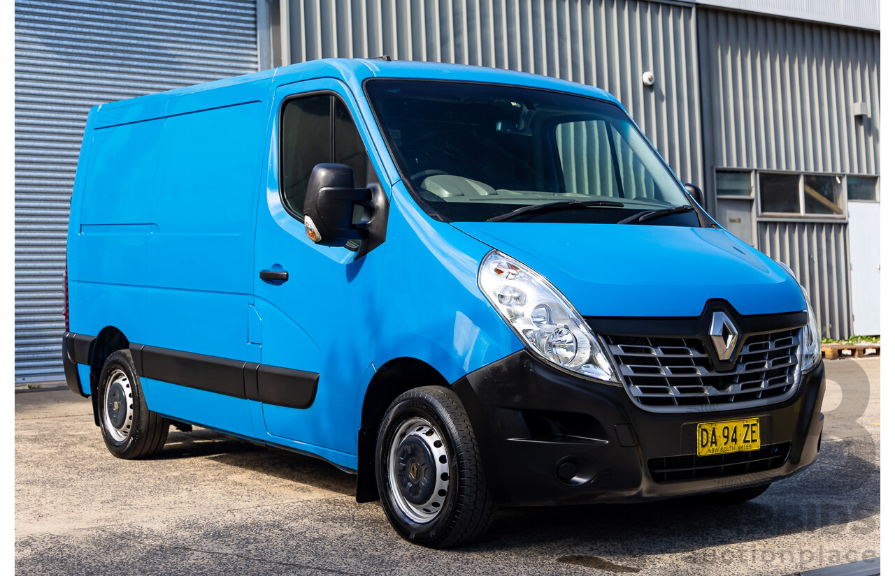 06/2017 Renault Master SWB LOW (FWD) X62 (NBI) Van Carribbean Blue Turbo Diesel 2.3L - Custom Refrigerated