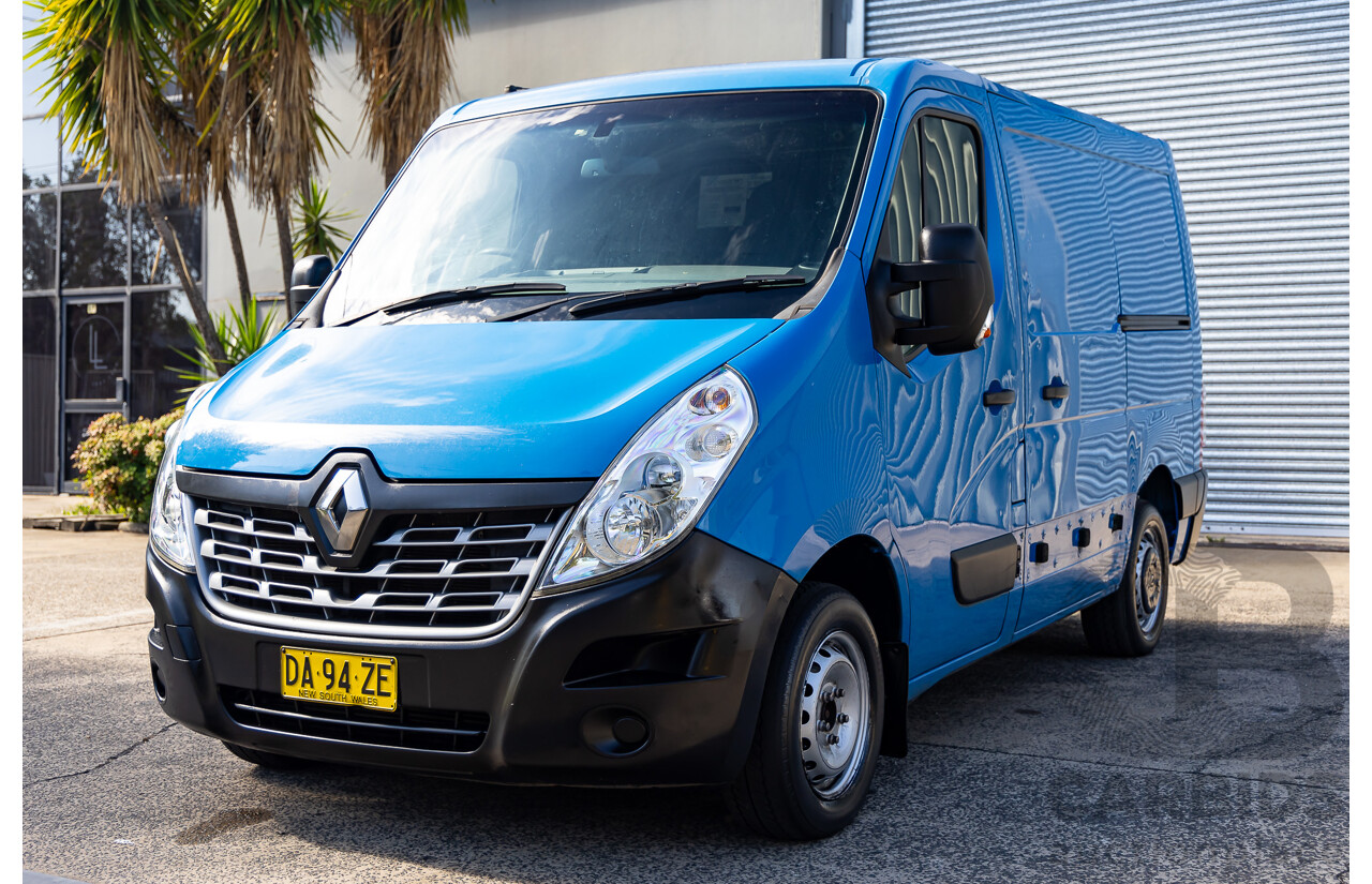 06/2017 Renault Master SWB LOW (FWD) X62 (NBI) Van Carribbean Blue Turbo Diesel 2.3L - Custom Refrigerated