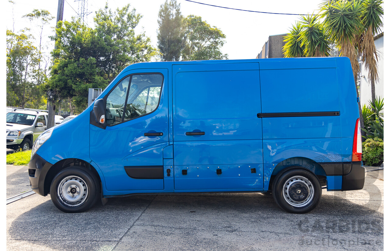 06/2017 Renault Master SWB LOW (FWD) X62 (NBI) Van Carribbean Blue Turbo Diesel 2.3L - Custom Refrigerated