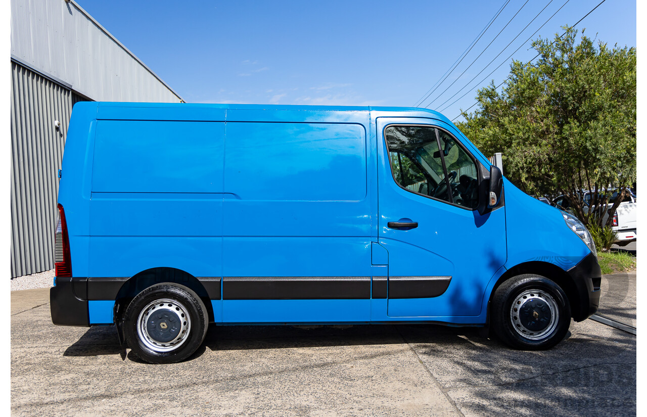 06/2017 Renault Master SWB LOW (FWD) X62 (NBI) Van Carribbean Blue Turbo Diesel 2.3L - Custom Refrigerated