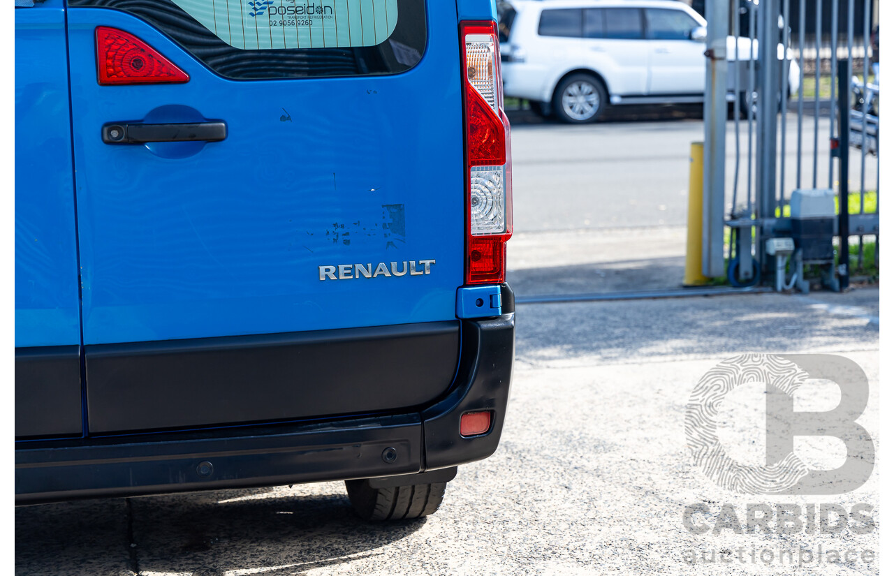 06/2017 Renault Master SWB LOW (FWD) X62 (NBI) Van Carribbean Blue Turbo Diesel 2.3L - Custom Refrigerated