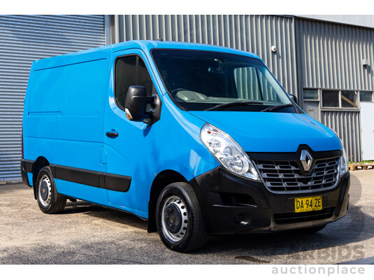 06/2017 Renault Master SWB LOW (FWD) X62 (NBI) Van Carribbean Blue Turbo Diesel 2.3L - Custom Refrigerated