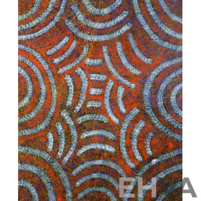 Artist Unknown, (20th Century, Indigenous-Australian), Tribal Lands, Acrylic on Canvas, 99 x 120 cm