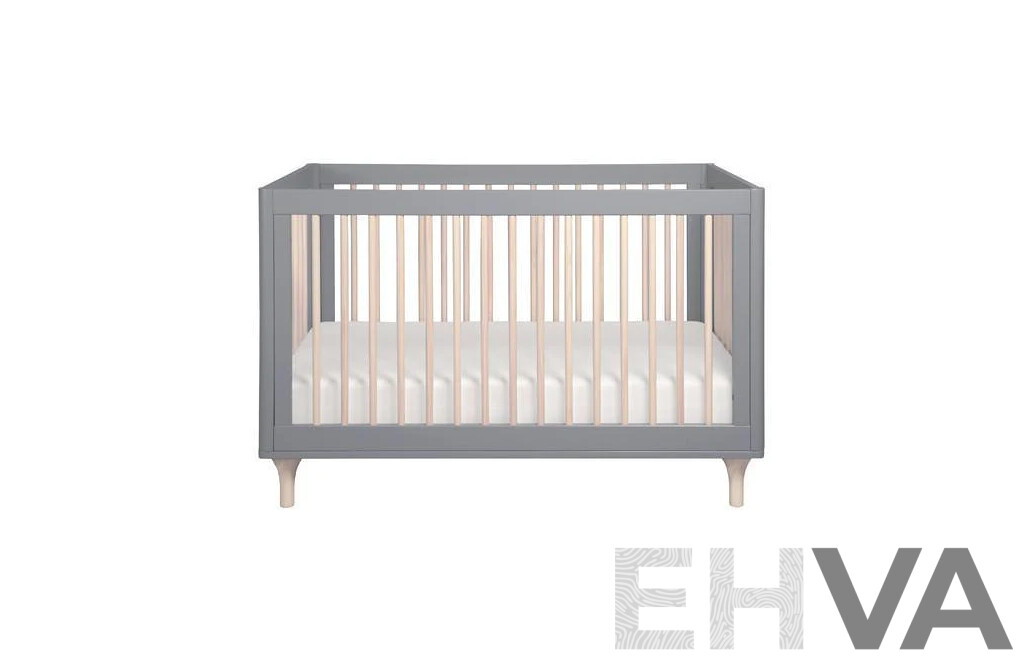 BABYLETTO Lolly 3 in 1 Convertible Cot - Grey Washed Natural - ORP $899 - Brand New