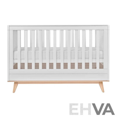 DESIGN KIDS Aura Cot - White / Natural - ORP $699 - Brand New