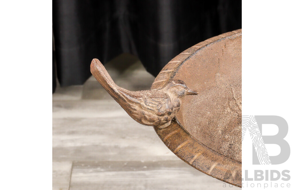 Cast Iron Reproduction Bird Bath