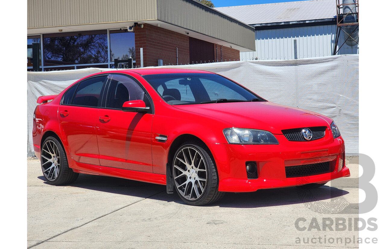 9/2008 Holden Commodore SV6 VE MY09 4d Sedan Red 3.6L