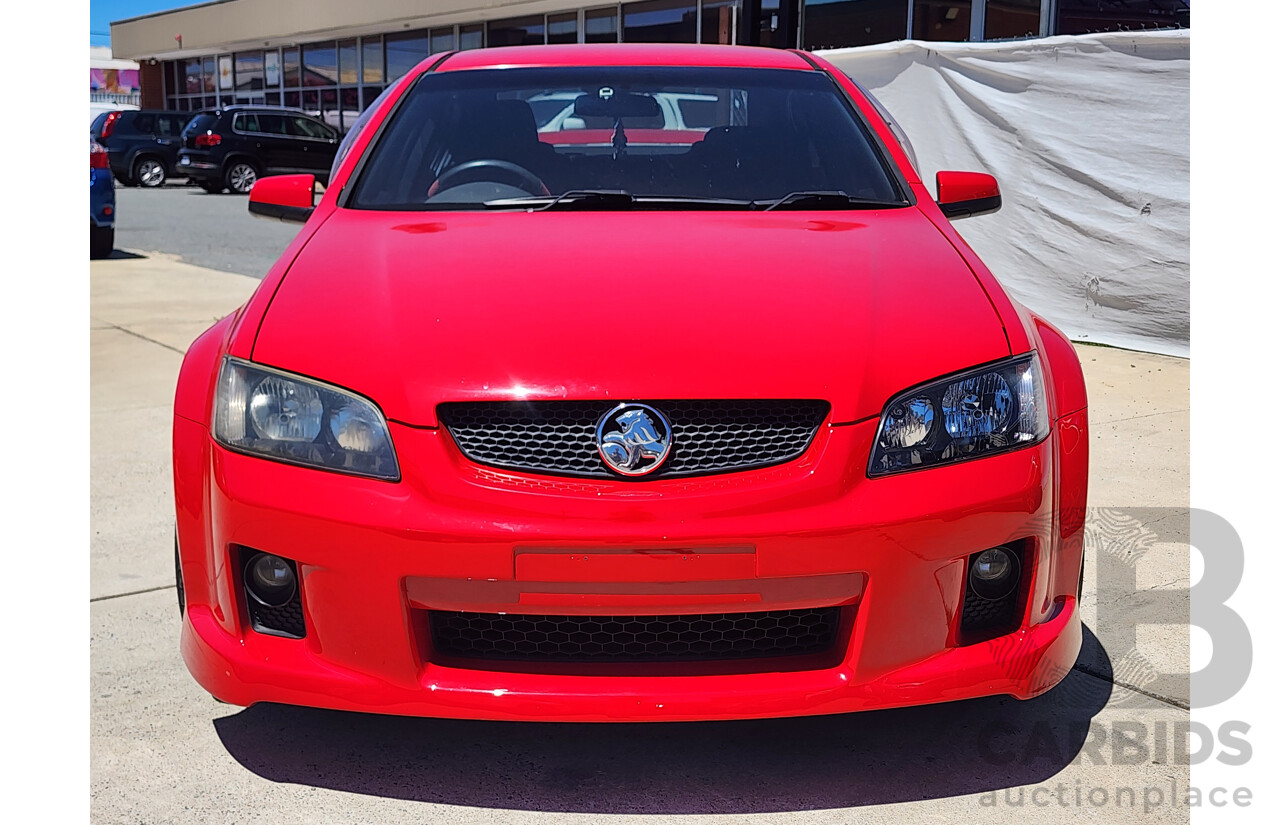 9/2008 Holden Commodore SV6 VE MY09 4d Sedan Red 3.6L