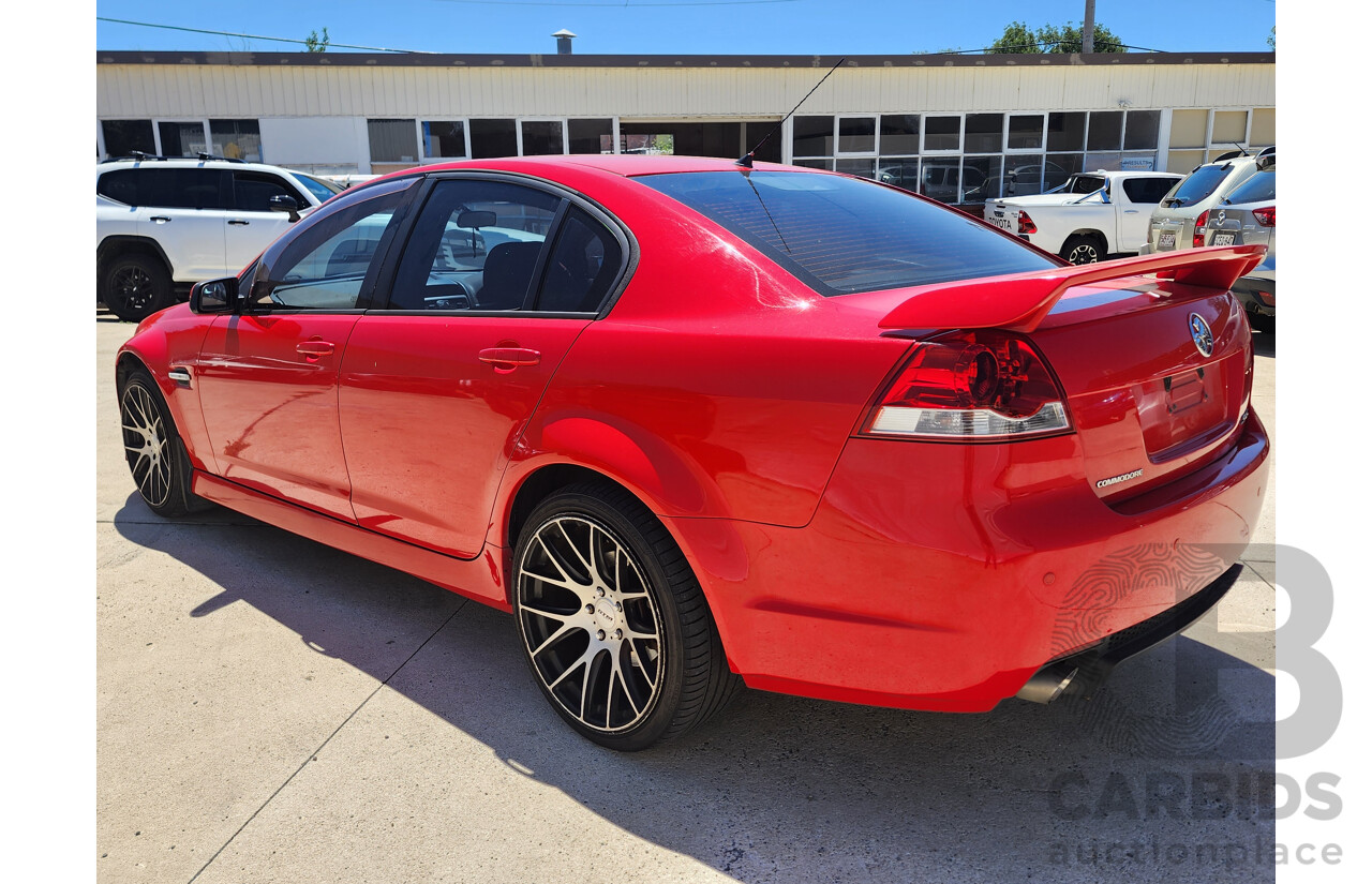 9/2008 Holden Commodore SV6 VE MY09 4d Sedan Red 3.6L