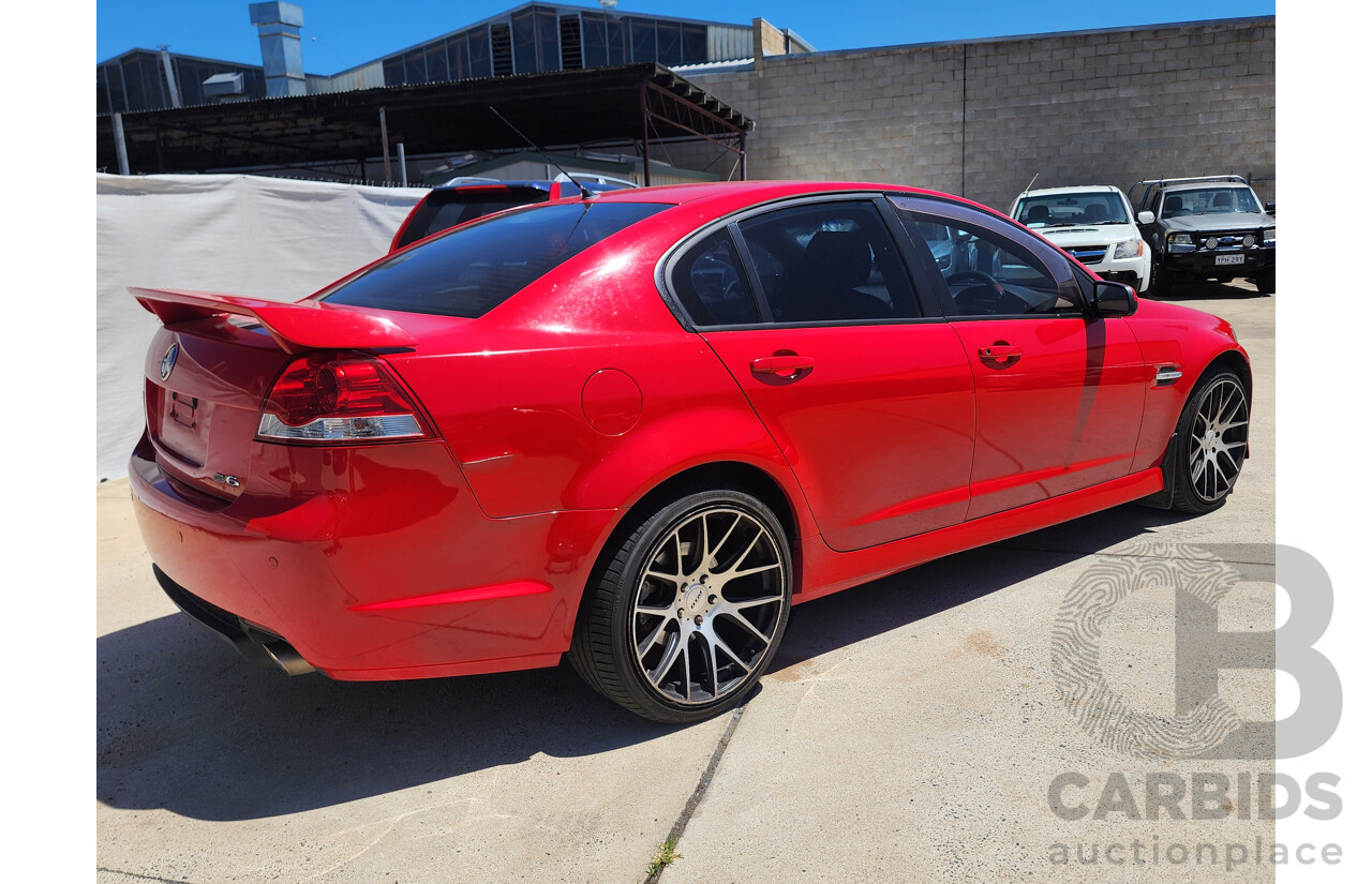 9/2008 Holden Commodore SV6 VE MY09 4d Sedan Red 3.6L