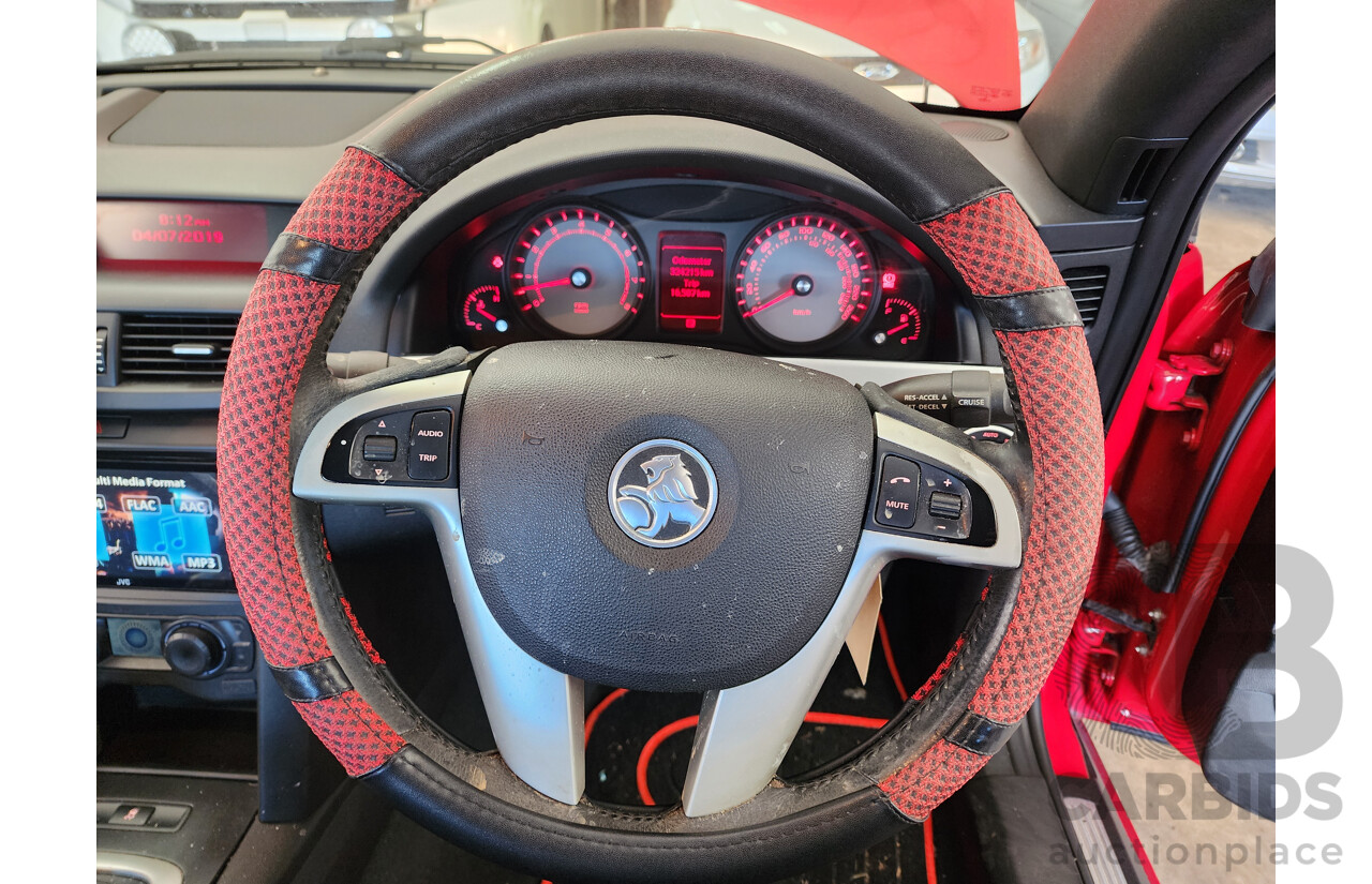 9/2008 Holden Commodore SV6 VE MY09 4d Sedan Red 3.6L