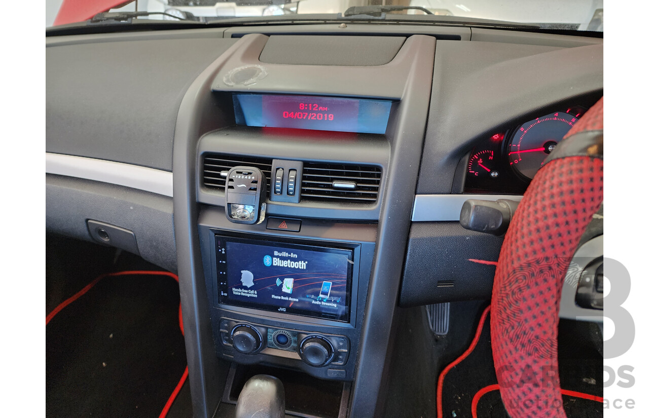 9/2008 Holden Commodore SV6 VE MY09 4d Sedan Red 3.6L